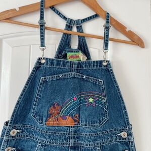 Cartoon Network Scooby Doo Y2K Vintage Overalls Kids size 12